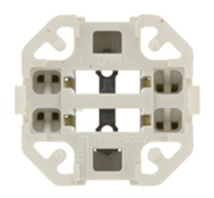 Leviton 26725 Series Lampholders Fluorescent 4-pin (GX24q-3) White