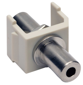 Hubbell Premise iStation SF35FF Series Connectors Stereo Jack Office White