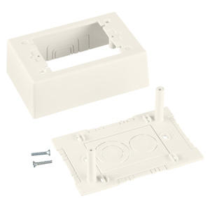 Panduit LD3/LD5/LD10/LDPH3/LDPH5/LPDH10 Series Device Box - 1 Gang Standard ABS 5.19 in