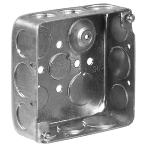 ABB Thomas & Betts 4 Square 1900 Boxes 4 Square Box Screws 1-1/2 in Metallic