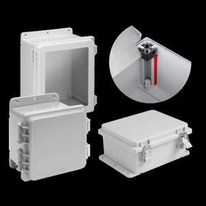 nVent HOFFMAN Wall Mount Removable Hinge Cover Weatherproof Enclosures Polyester 8 x 6 x 5 in NEMA 4X