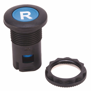 Rockwell Automation 800F Reset Push Buttons 22.5 mm IEC No Illumination Plastic R Blue