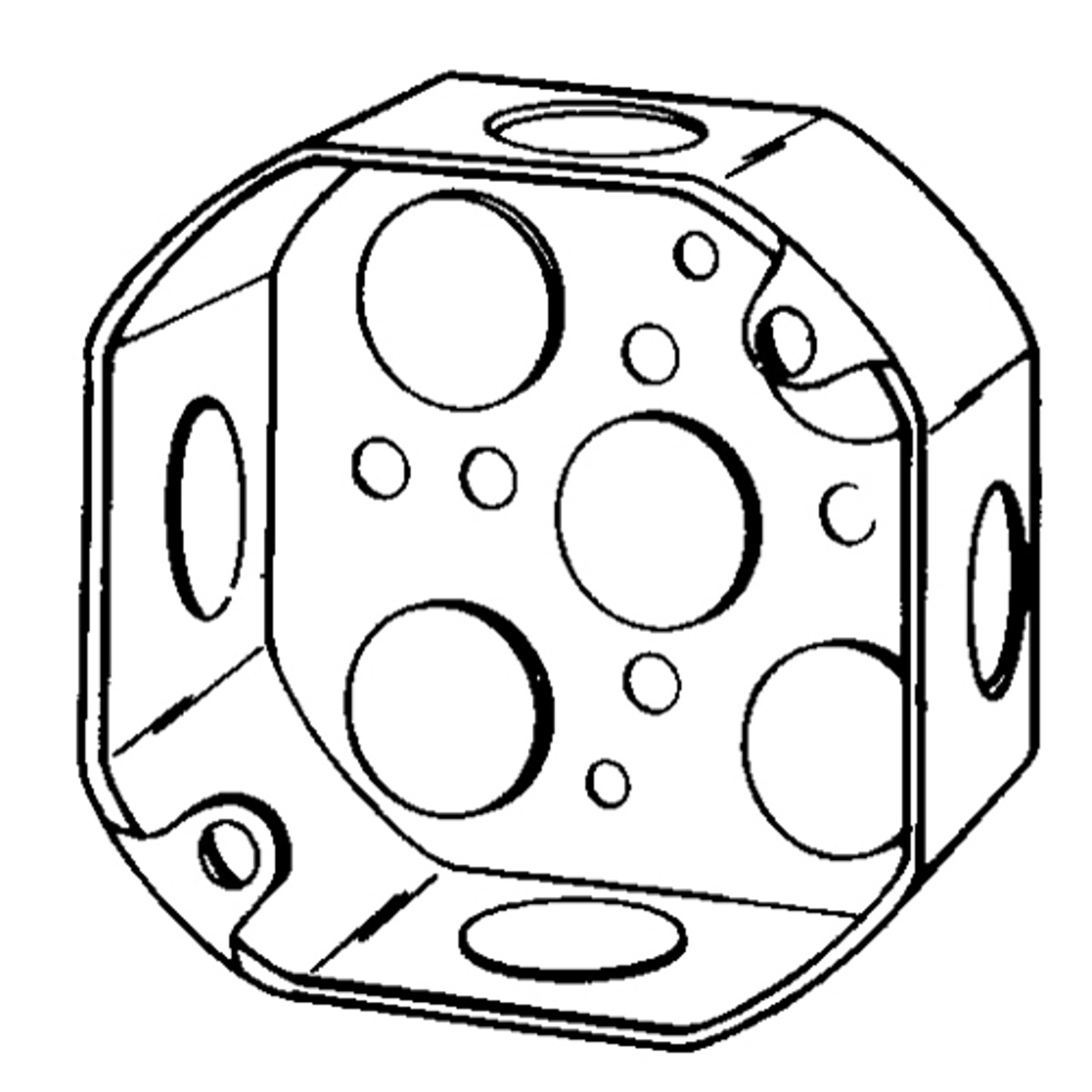 Appleton Emerson | Appleton Emerson 4 in Octagon 8B Boxes 1-1/2 in ...