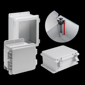 nVent HOFFMAN Wall Mount Removable Hinge Cover Weatherproof Enclosures Polyester 16 x 14 x 9 in 14 ga NEMA 4X