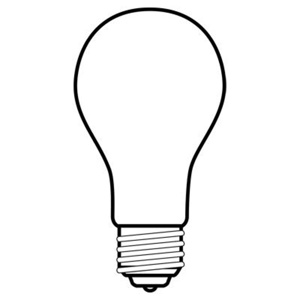 Current Lighting Rough Service Incandescent A-line Lamps A21 133/150 W Medium (E26)