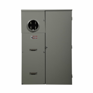 Eaton Cutler-Hammer BR Series Main Breaker Combination Service Entrance Loadcenter - EUSERC 400 A (200 A MB) Ring Style - Surface UG