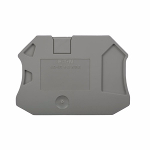 Eaton Cutler-Hammer XB IEC Terminal Block End Covers Gray