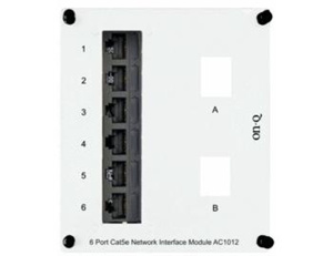 AC1012 6PT CAT5E NTW INTERF MOD