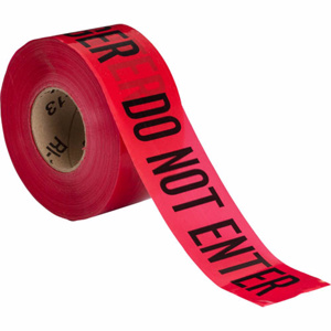 Brady Barricade Tape Red 3 in x 1000 ft Danger Do Not Enter
