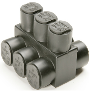 Burndy UV Rated Multi-tap Connectors One Sided 10 AWG - 250 kcmil 3 Port