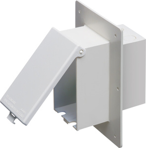 Arlington Low Profile IN BOX® 1-1/2 in Wall System Boxes Nonmetallic 1 Gang