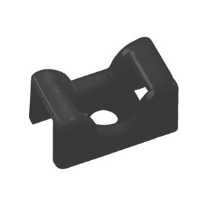 ABB Saddle Support Cable Tie Mounts Black Screw Mount 0.30 in