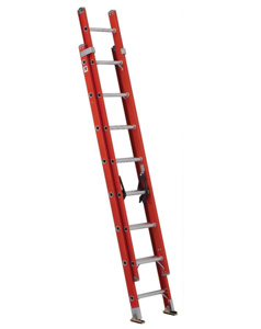 Louisville Ladder Extension Ladders 16 ft 300 lb Fiberglass