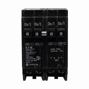 Eaton Cutler-Hammer BQC Series Plug-in Quadplex Circuit Breakers 2 x 30 A 120/240 VAC 10 kAIC 2 Pole 1 Phase