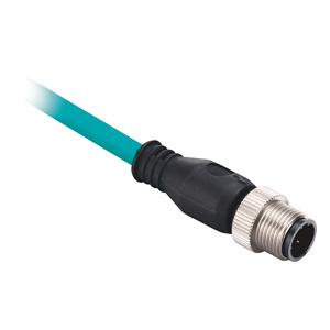 Rockwell Automation 1585D-M4 Ethernet Cables M12 Straight Male Micro style QD Straight Male