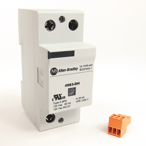 4983-DH300-25 1POLE DIN MT MCOV