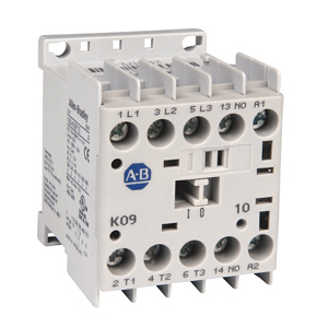 Rockwell Automation 100-K Series Miniature IEC Contactors 9 A 3 Pole 24 VDC (Integrated Diode)