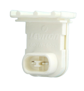 Leviton 13551 Series Fixed Horizontal Lampholders Fluorescent Recessed Double Contact White