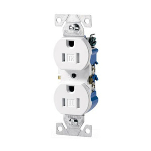 Eaton Cooper Wiring Devices TR270 Series Duplex Receptacles White 5-15R Residential