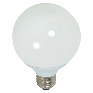 Satco Products G25 Compact Fluorescent Lamps 15 W Medium (E26) 5000 K Non-dimmable 80 CRI 820 lm