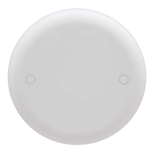 ABB Thomas & Betts Round Covers Blank Raised White