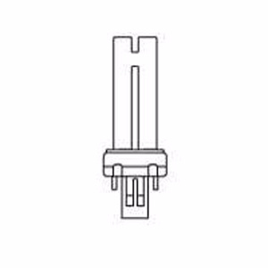 Signify Lighting Alto® Series Compact Fluorescent Lamps Twin Tube (TT) CFL 2-pin Bi-pin (G23) 2700 K 9 W