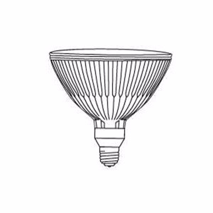 Signify Lighting Energy Advantage IR Plus (IRC+) Series Halogen PAR Lamps PAR38 25 deg Medium Skirted (E26) Flood 50 W