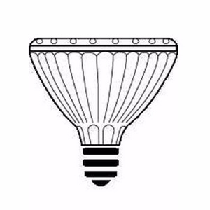 Signify Lighting Energy Advantage IR Plus (IRC+) Series Halogen PAR Lamps PAR30 25 deg Medium (E26) Flood 50 W