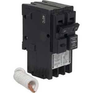 Square D Homeline™ HOM GFCI Molded Case Plug-in Circuit Breakers 30 A 120/240 VAC 10 kAIC 2 Pole 1 Phase