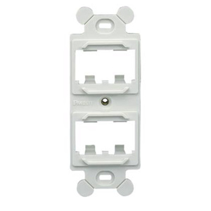 Panduit CF1064-Y Mini-Com® Pan-Net® Series Faceplate Inserts ABS Plastic