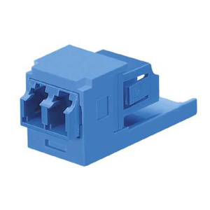 Panduit Mini-Com® Snap-in Fiber Keystones LC Singlemode 62.5 um Blue