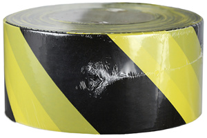 Dottie Barricade Tape Black/Yellow 3 in x 1000 ft [Blank]