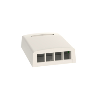 Panduit NetKey NK4BX Series Four Port Surface Mount Boxes