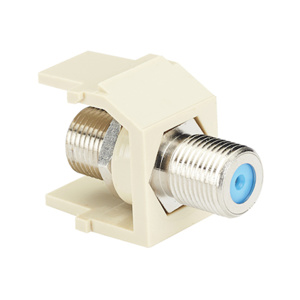 Panduit NKF NetKey® Series Audio/Video Blank Modules Coax Connector ABS Plastic Off-white