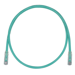 Panduit Cat6 Riser Patch Cords Unshielded RJ45, Booted 1 ft 24/4PR Green