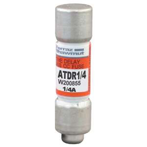 Mersen ATDR Amp-Trap 2000® Series Time Delay Class CC Fuses 1/4 A 600 VAC/300 VDC 200/100 kA