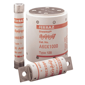 Mersen A60X Amp-Trap® Series Fast Acting Protection Semiconductor Fuses 200 A 600 VAC 200 kA
