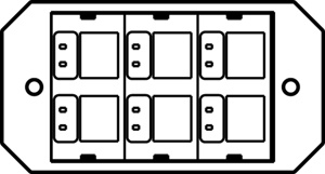 Wiremold Floor Box Device Plates