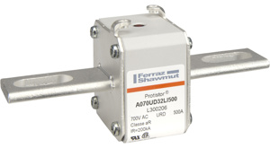 Mersen AO70 UR Series PSC Current Limiting Semiconductor Fuses 500 A 700 V 160 kA