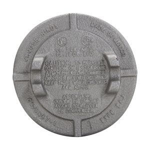 Eaton Crouse-Hinds EAJ Condulet Outlet Box Covers