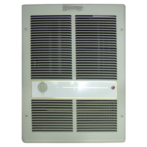 Raywall TPI 3310 Series Fan-forced Wall Heaters 240/208 V 3000/2250 W, 1500/1125 W Ivory