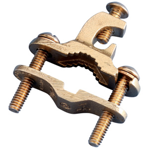 nVent ERICO Rebar Grounding Clamps, Parallel 10 - 2 AWG Bronze, Stainless Steel 304 1/2 - 1 in