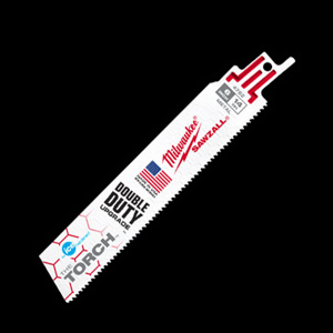 Milwaukee SAWZALL® Reciprocating Saw Blades 5 Piece 14 TPI 6 in Angle Iron, Schedule 80 Pipe Demo