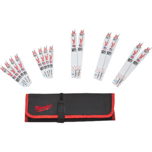 Milwaukee SAWZALL® Reciprocating Saw Blades 14 Piece 10, 14, 18 TPI 6 in, 9 in Metal