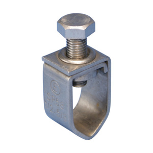 nVent Erico Ground Rod Clamps, Rod-to-Conductor, Stainless Steel 12 - 2 AWG Stainless Steel 304