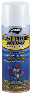 Dottie Solvent Based Rust Proof Paints Safety White 16 oz Aerosol