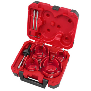 Milwaukee Hole Saw Sets 10 Piece 2-1/8 in - 4-1/4 in HSS (High-speed Steel)