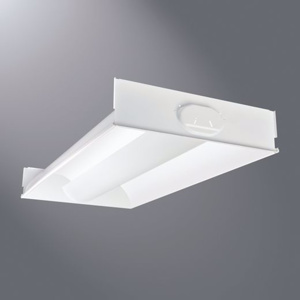 Cooper Lighting Solutions Ovation Series T8 Troffers 120 - 277 V 32 W 2 x 2 ft T8 Fluorescent 3 Lamp Electronic T8 Instant Start