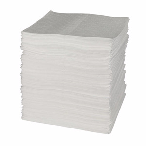 Brady SPC® Absorbents MAXX® Series Heavyweight Perforated FR Absorbent Pads Oil Only Absorbency