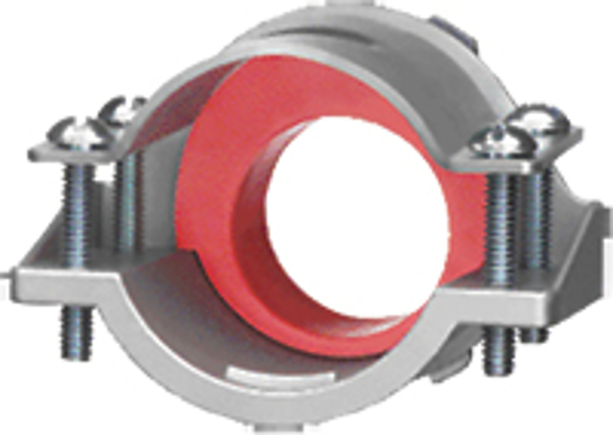 Arlington Arlington 8400 Series Flexible Conduit Clampon Connectors 1.25 in Straight Border